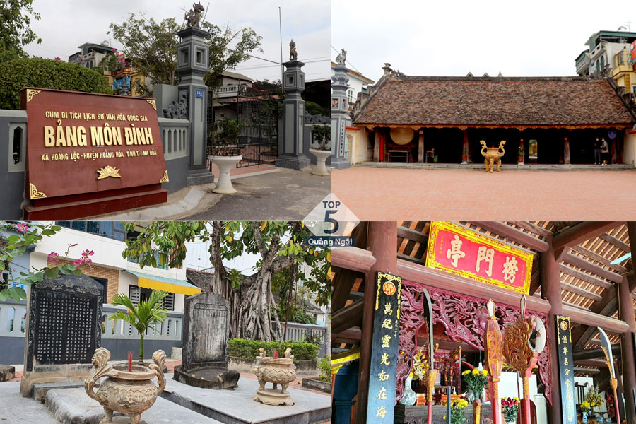 Bảng Môn Đình biểu tượng truyền thống hiếu học, công trình kiến trúc cổ đồ sộ ở Hải Tiến