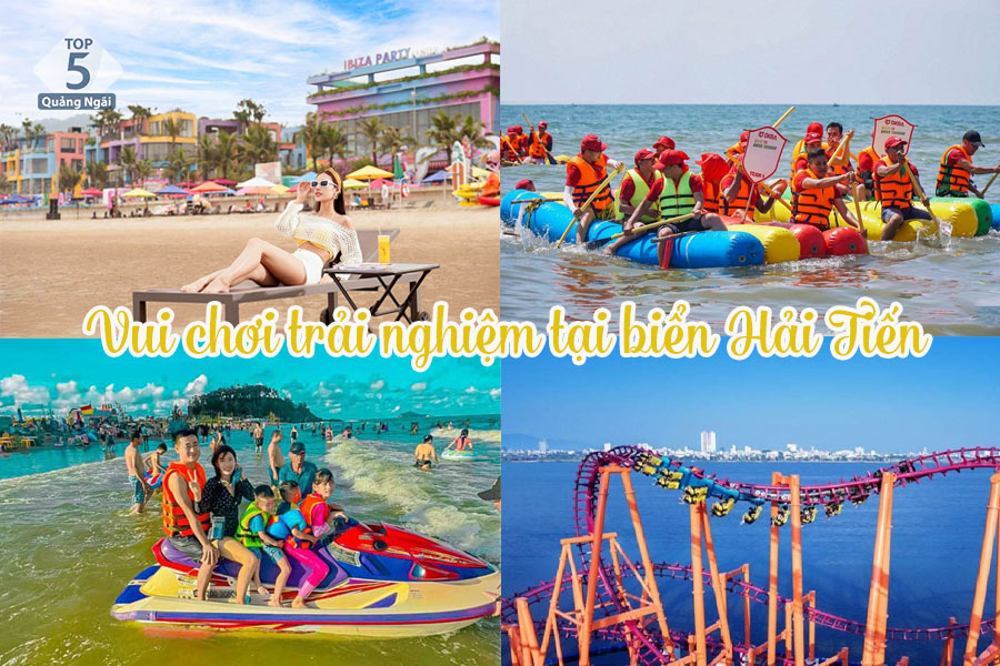 Rất nhiều hoạt động vui chơi giải trí tại biển Hải Tiến đang chờ bạn khám phá