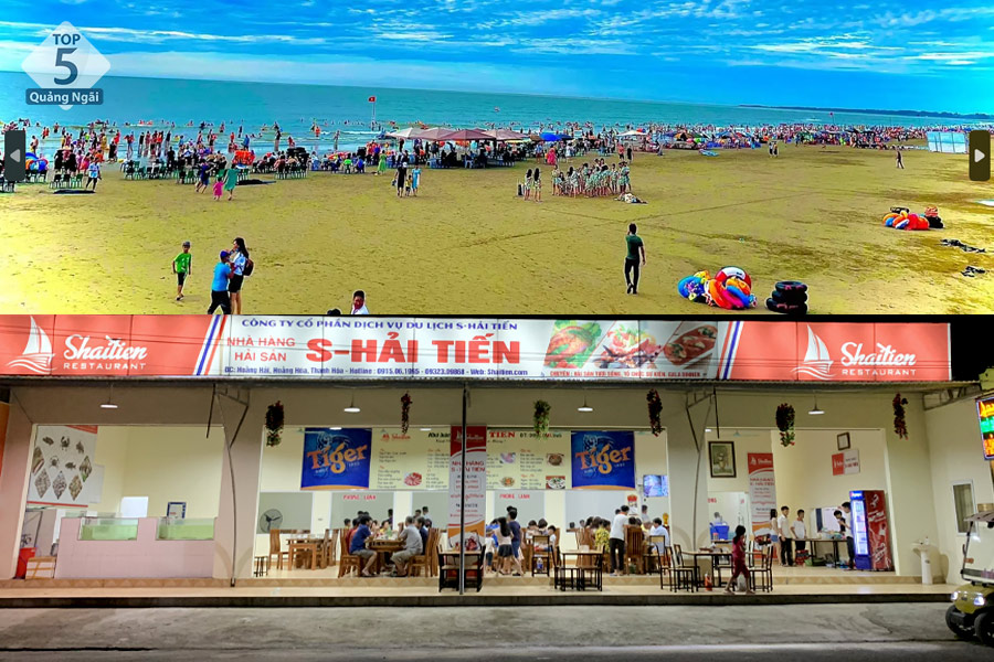 Nhà hàng S là địa chỉ thưởng thức hải sản uy tín tại bãi biển Hải Tiến