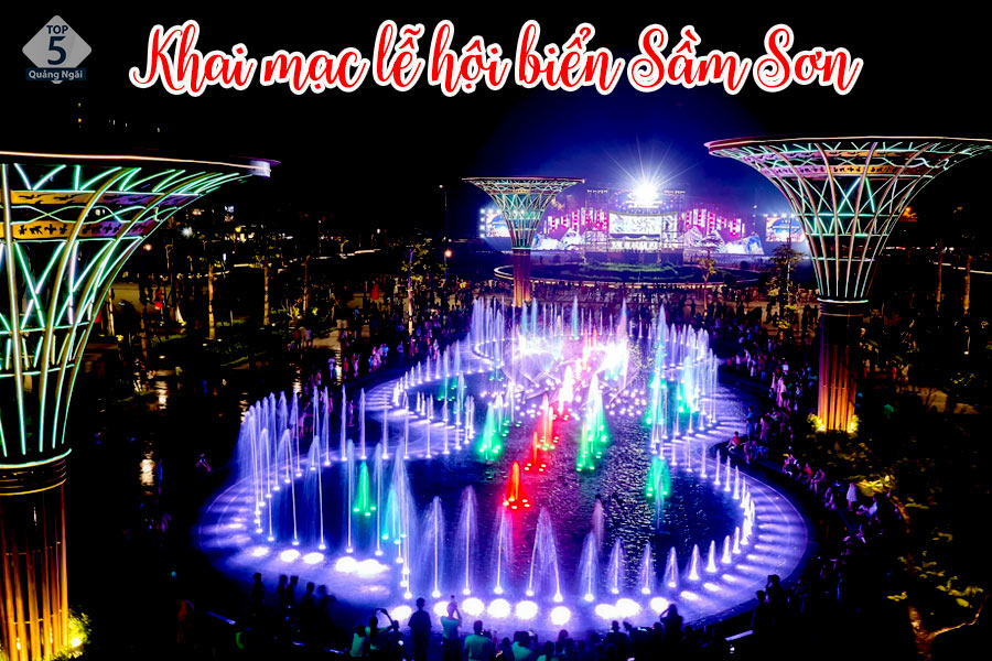 Khai mạc lễ hội biển Sầm Sơn hoành tráng và náo nhiệt 