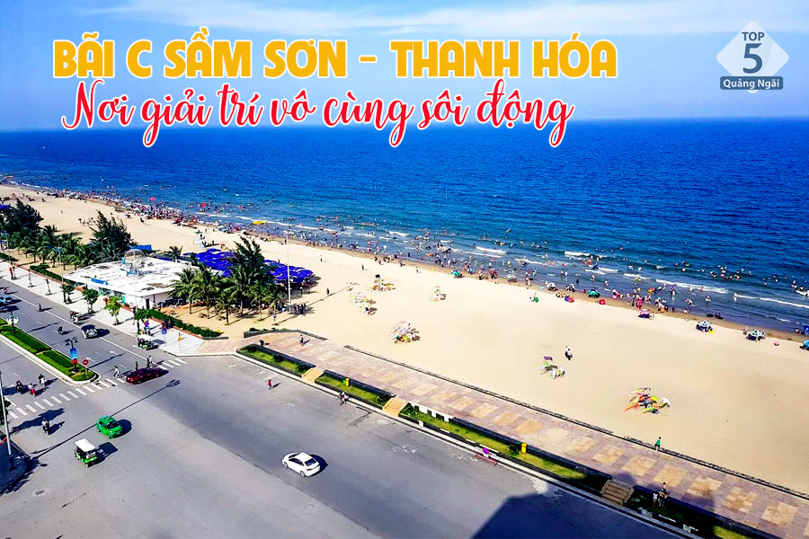 Bãi tắm C là  trung tâm giải trí tại Sầm Sơn