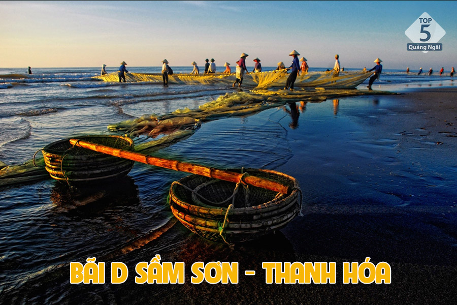 Một góc yên bình tại bãi tắm D Sầm Sơn