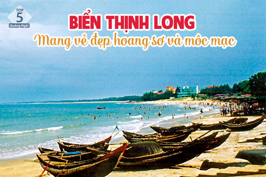 Biển Thịnh Long mang vẻ đẹp hoang sơ và mộc mạc thu hút nhiều du khách