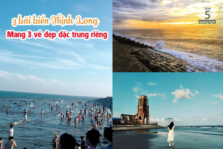 3 bãi biển Thịnh Long mang 3 vẻ đẹp đặc trưng khá riêng biệt