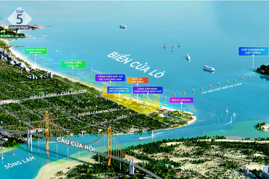 Khám phá quần thể du lịch Cửa Hội gần đảo Lan Châu