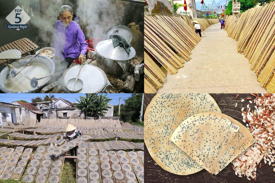 Bánh tráng Tân An là đặc sản nổi tiếng của Quảng Bình rất thích hợp để làm quà