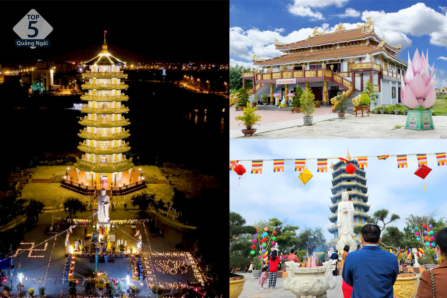 Chùa Đại Giác là ngôi chùa rộng lớn nhất ở Quảng Bình