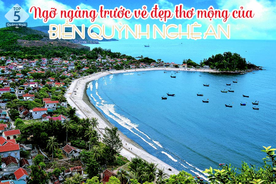 Vẽ đẹp thơ mộng của biển Quỳnh Nghệ An khiến ai cũng phải “say lòng”