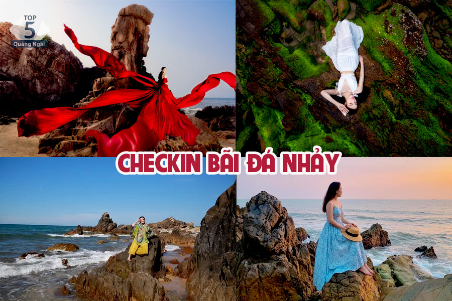 Check in bãi đá nhảy với những bức hình ấn tượng Check in bãi đá nhảy với những bức hình ấn tượng