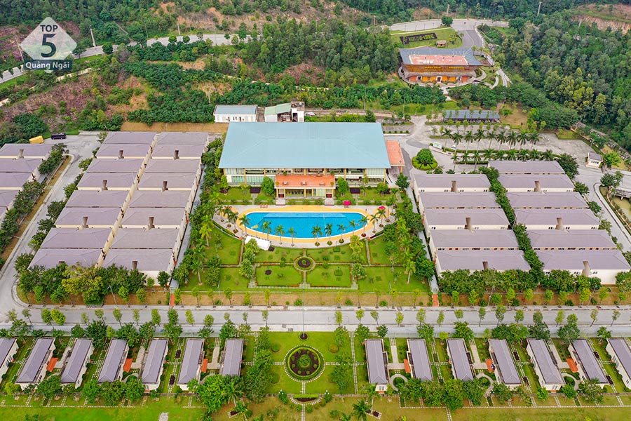 Anh Phát Resort gây ấn tượng cho du khách bởi thiết kế sang trọng và tinh tế