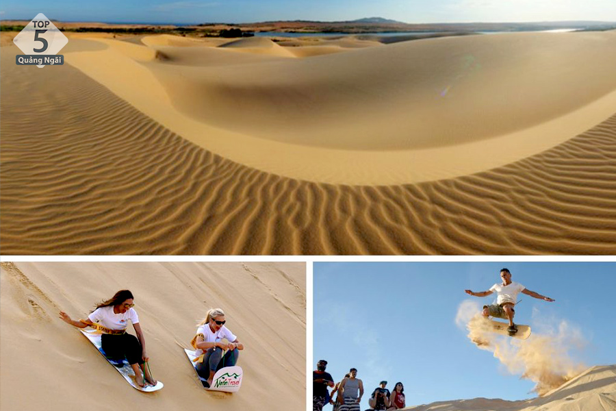 Đồi cát Quang Phú là điểm tham quan nổi tiếng nhất Quảng Bình
